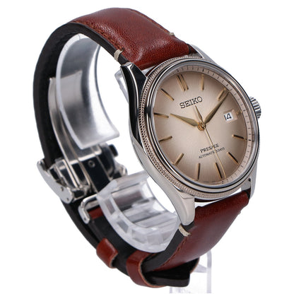 SEIKO セイコー 新品未使用 SARX135 プレザージュ クラシックシリーズ アップサイクルレザーストラップ メカニカル 自動巻き 腕時計