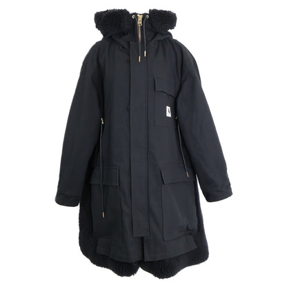 sacai サカイ x カーハート 美品 23-06740 Carhartt WIP Canvas Parka Siberian キャンバス シベリアン フリースボア コート 3