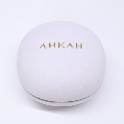 AHKAH アーカー 美品 AK2063010400 Au750 D0.24ct ダイヤモンド シャンデリアスウェイ シングルピアス 左右2点セット ピアス
