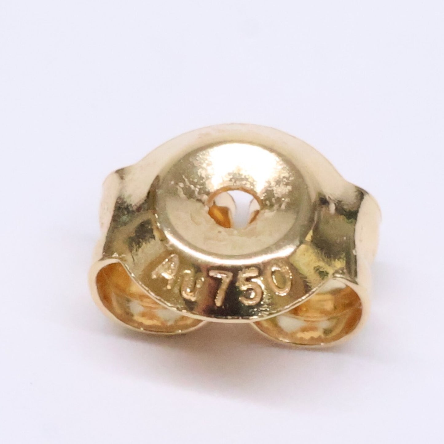 AHKAH アーカー 美品 AK2063010400 Au750 D0.24ct ダイヤモンド シャンデリアスウェイ シングルピアス 左右2点セット ピアス