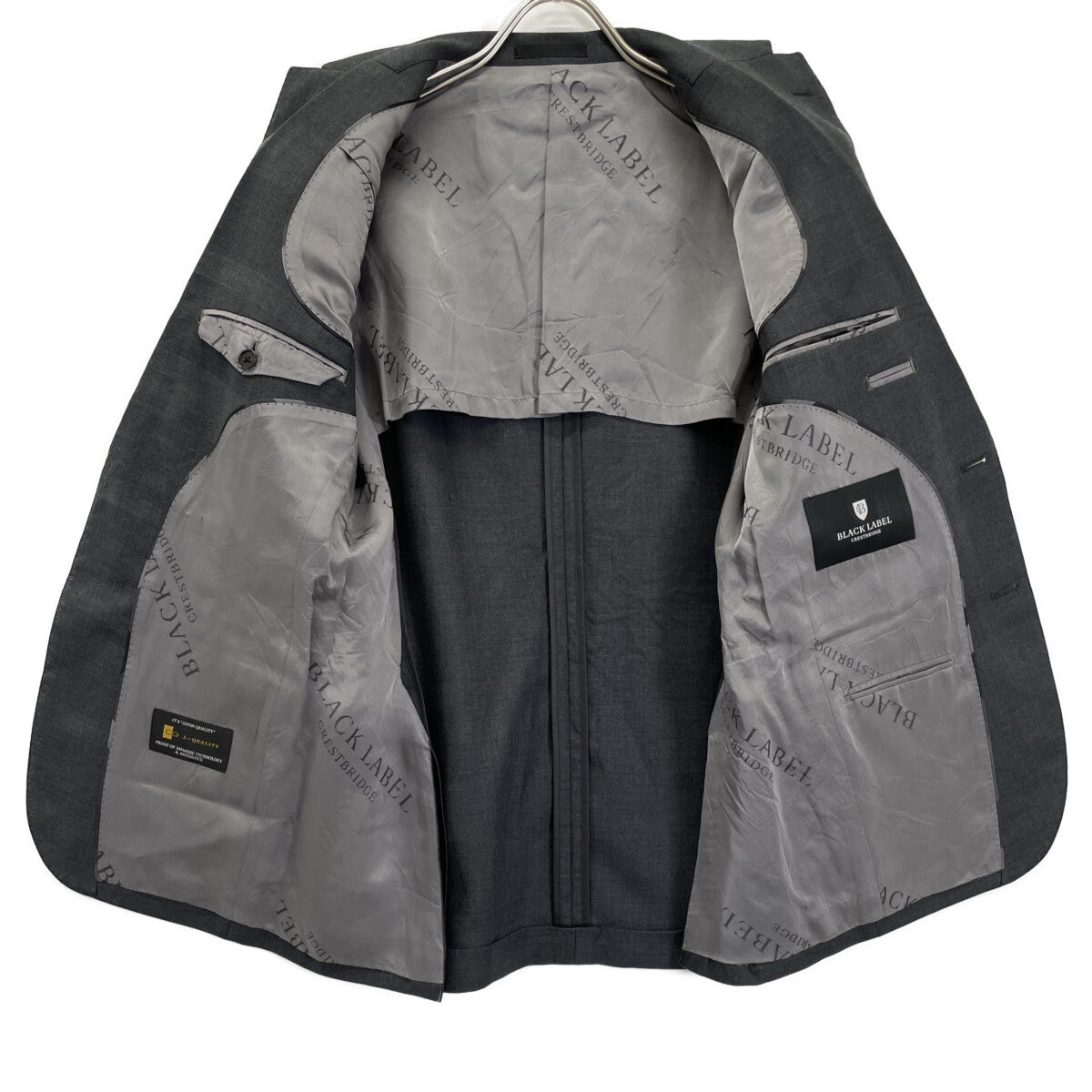 BLACK LABEL CRESTBRIDGE ブラックレーベルクレストブリッジ 51H11-116-08 ｸﾞﾚｰ ｽｰﾂｾｯﾄｱｯﾌﾟ スーツ セットアップ 38