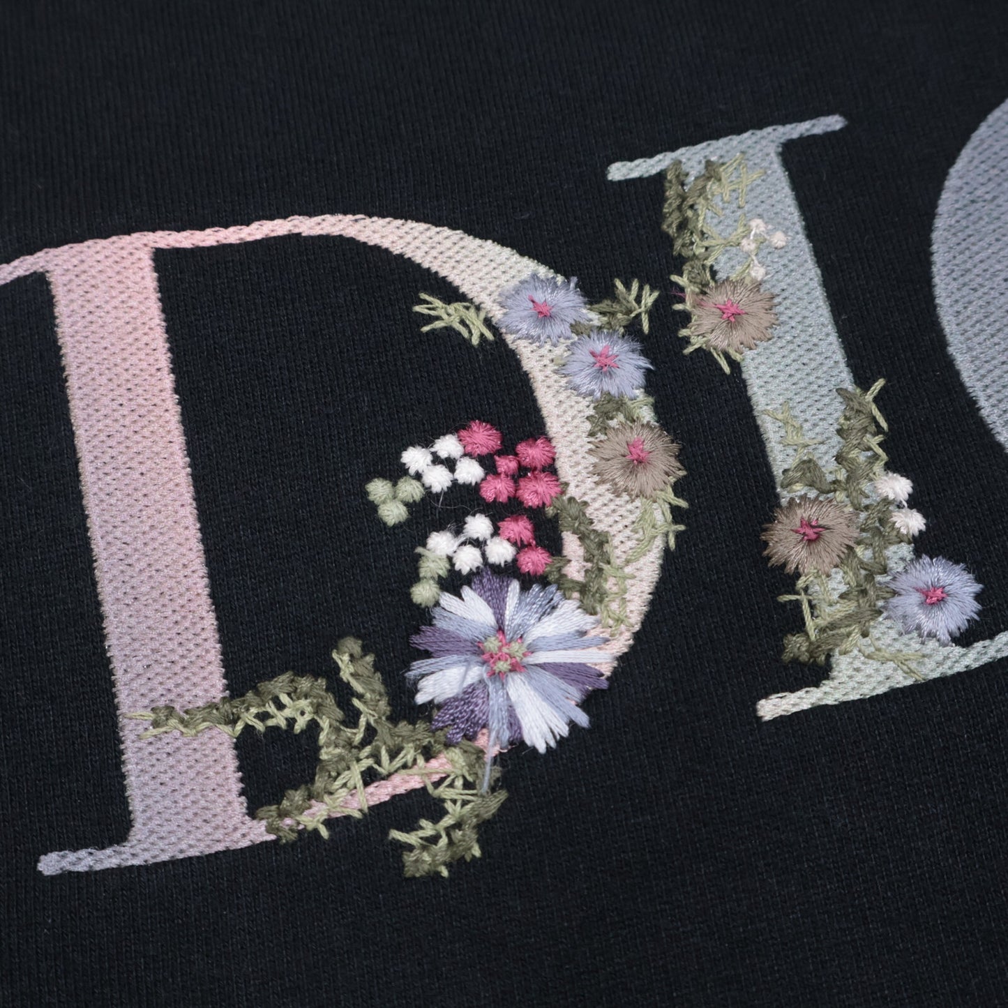 DIOR ディオール 113J688A0531 フラワーロゴ刺繍 プルオーバー パーカー トップス M