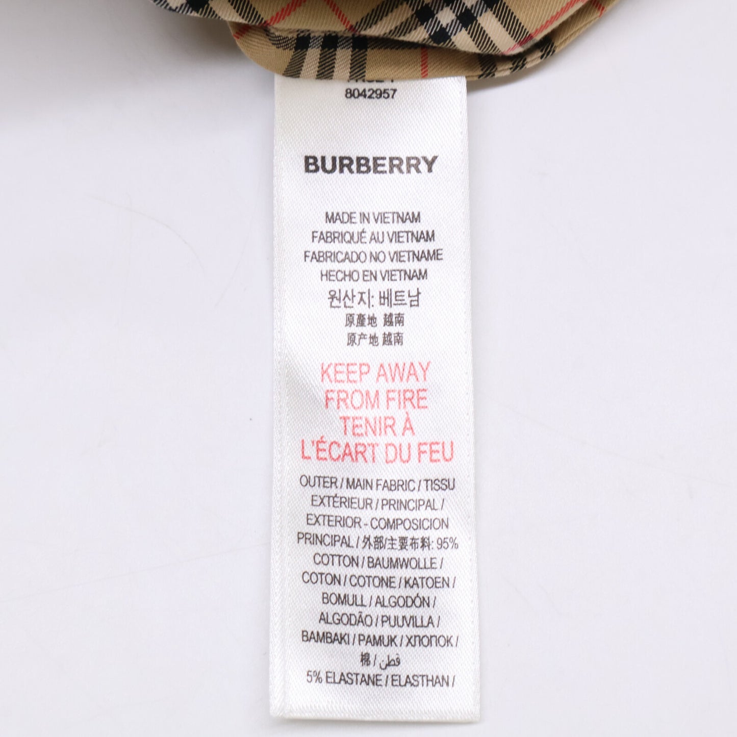 BURBERRY バーバリー 【美品/国内正規】8042957 ノヴァチェック 長袖シャツ/ トップス 8Y