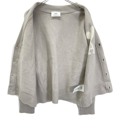 AMI PARIS アミパリス ｸﾞﾚｰ ﾒﾘﾉ ｳｰﾙ ｶｰﾃﾞｨｶﾞﾝ トップス M