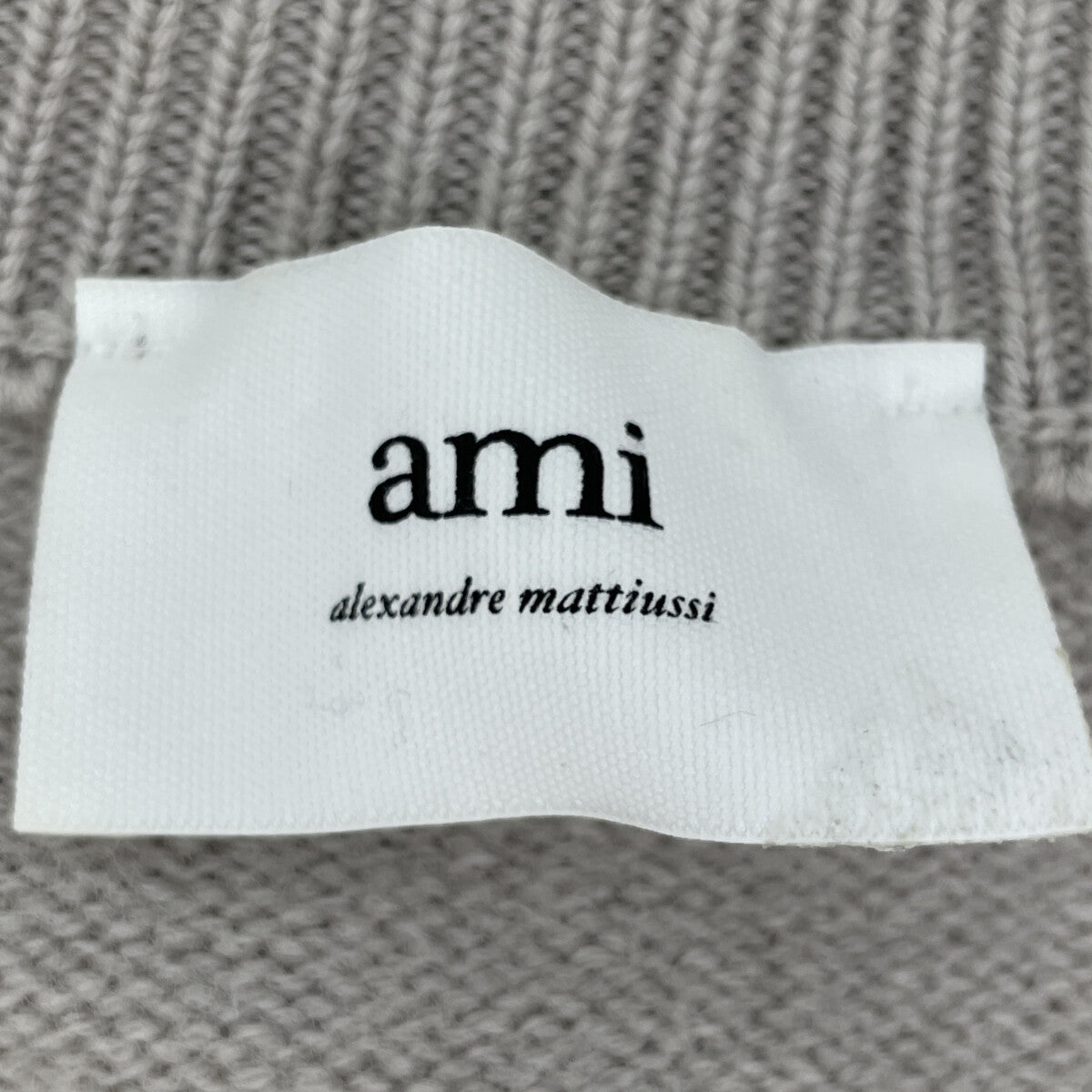 AMI PARIS アミパリス ｸﾞﾚｰ ﾒﾘﾉ ｳｰﾙ ｶｰﾃﾞｨｶﾞﾝ トップス M