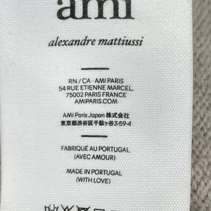 AMI PARIS アミパリス ｸﾞﾚｰ ﾒﾘﾉ ｳｰﾙ ｶｰﾃﾞｨｶﾞﾝ トップス M