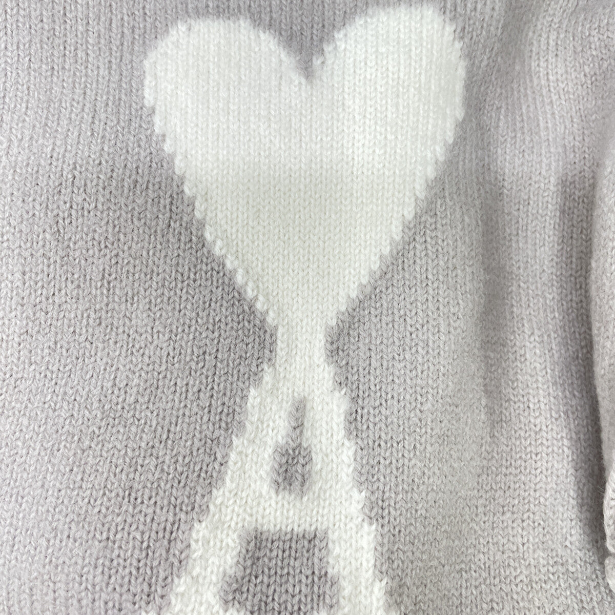 AMI PARIS アミパリス ｸﾞﾚｰ ﾒﾘﾉ ｳｰﾙ ｶｰﾃﾞｨｶﾞﾝ トップス M