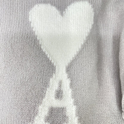 AMI PARIS アミパリス ｸﾞﾚｰ ﾒﾘﾉ ｳｰﾙ ｶｰﾃﾞｨｶﾞﾝ トップス M