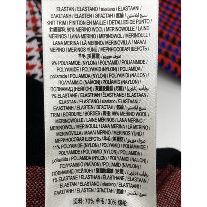 BURBERRY バーバリー 8037829 ﾘｶﾙﾄﾞﾃｨｯｼ期 ﾊｳﾝﾄﾞﾄｩｰｽ 袖ﾛｺﾞ Vﾈｯｸﾆｯﾄ トップス M