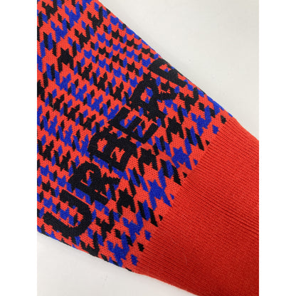 BURBERRY バーバリー 8037829 ﾘｶﾙﾄﾞﾃｨｯｼ期 ﾊｳﾝﾄﾞﾄｩｰｽ 袖ﾛｺﾞ Vﾈｯｸﾆｯﾄ トップス M