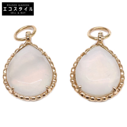 agete アガット 【美品】K10 マルチストーン ピアス チャーム