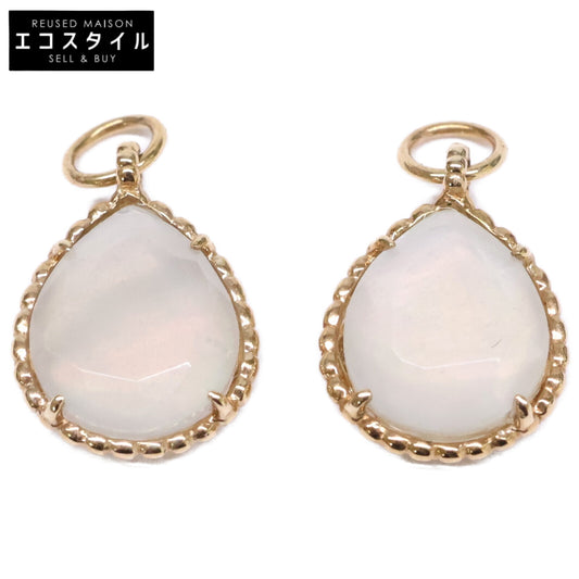 agete アガット 【美品】K10 マルチストーン ピアス チャーム