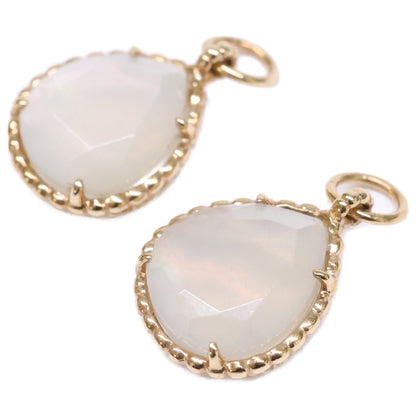 agete アガット 【美品】K10 マルチストーン ピアス チャーム