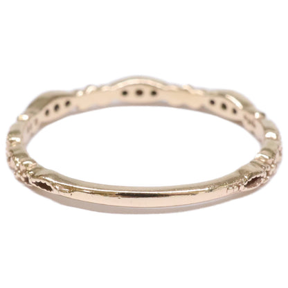 agete アガット 【美品】K10 0.06 カルム ダイヤモンド リング 指輪