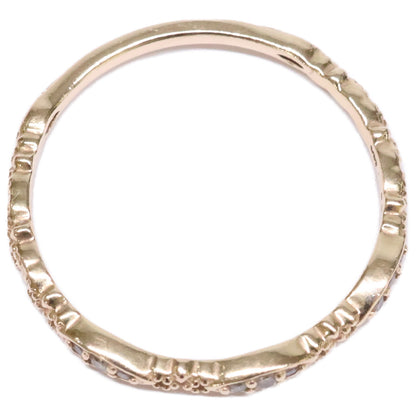 agete アガット 【美品】K10 0.06 カルム ダイヤモンド リング 指輪