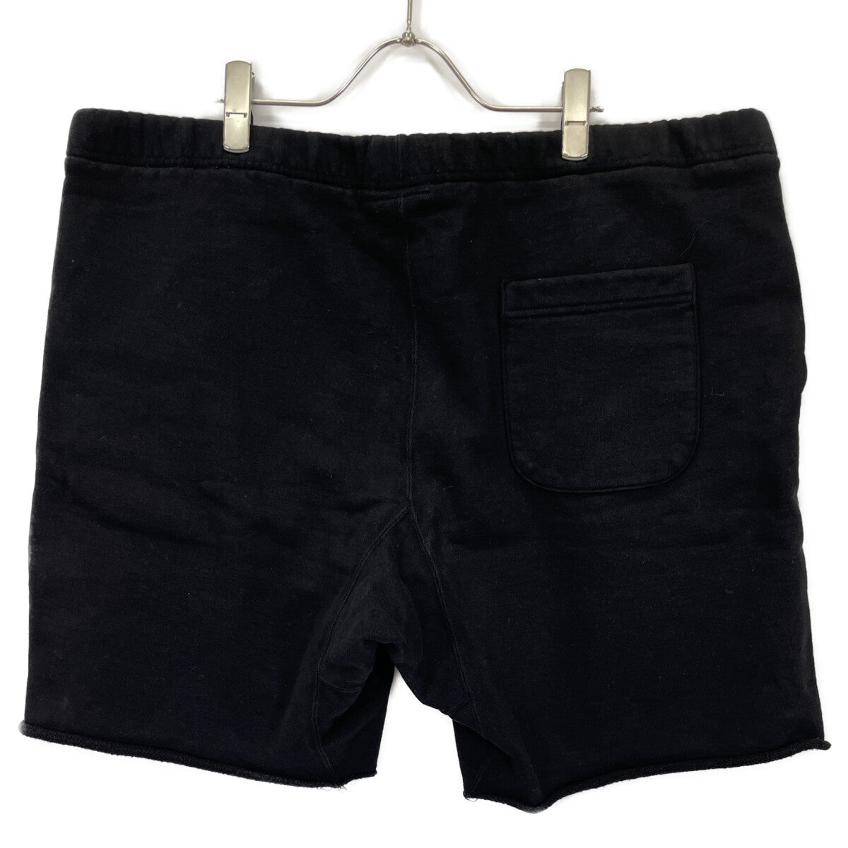 SAINT MICHAEL セントマイケル ﾌﾞﾗｯｸ SM-HR8-0000-059 SWEAT SHORTS RIBON SWEAT ボトムス L