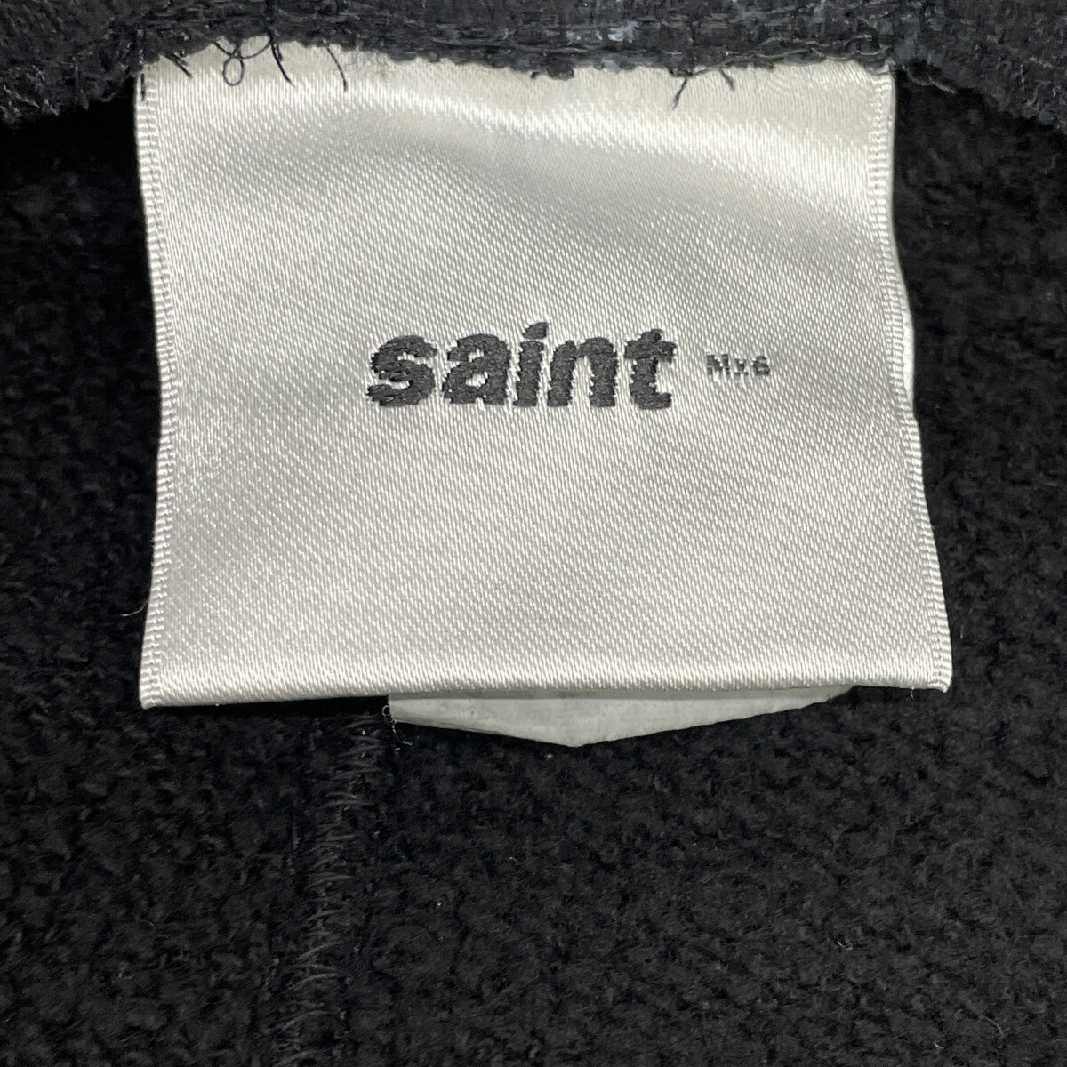 SAINT MICHAEL セントマイケル ﾌﾞﾗｯｸ SM-HR8-0000-059 SWEAT SHORTS RIBON SWEAT ボトムス L