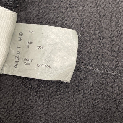 SAINT MICHAEL セントマイケル ﾌﾞﾗｯｸ SM-HR8-0000-059 SWEAT SHORTS RIBON SWEAT ボトムス L