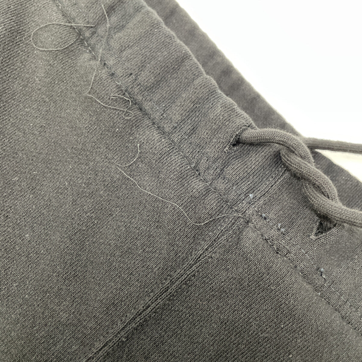 SAINT MICHAEL セントマイケル ﾌﾞﾗｯｸ SM-HR8-0000-059 SWEAT SHORTS RIBON SWEAT ボトムス L