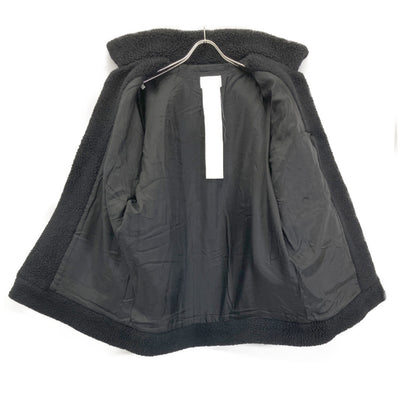 doublet ダブレット ﾌﾞﾗｯｸ PHOTO STITCH EMBROIDERY FUR JACKET コート M