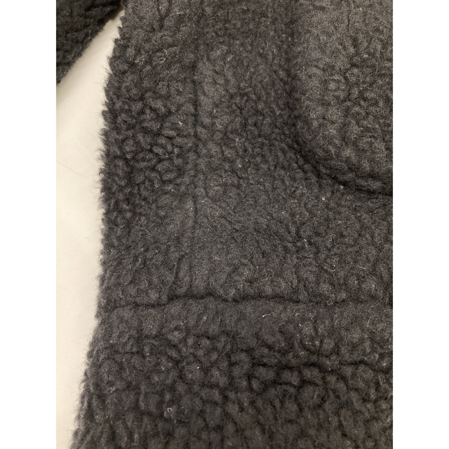 doublet ダブレット ﾌﾞﾗｯｸ PHOTO STITCH EMBROIDERY FUR JACKET コート M