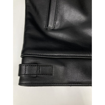 666 666トリプルシックス ﾌﾞﾗｯｸ LETHER WARE ﾗｲﾀﾞｰｽｼﾞｬｯｹｯﾄ ジャケット 40