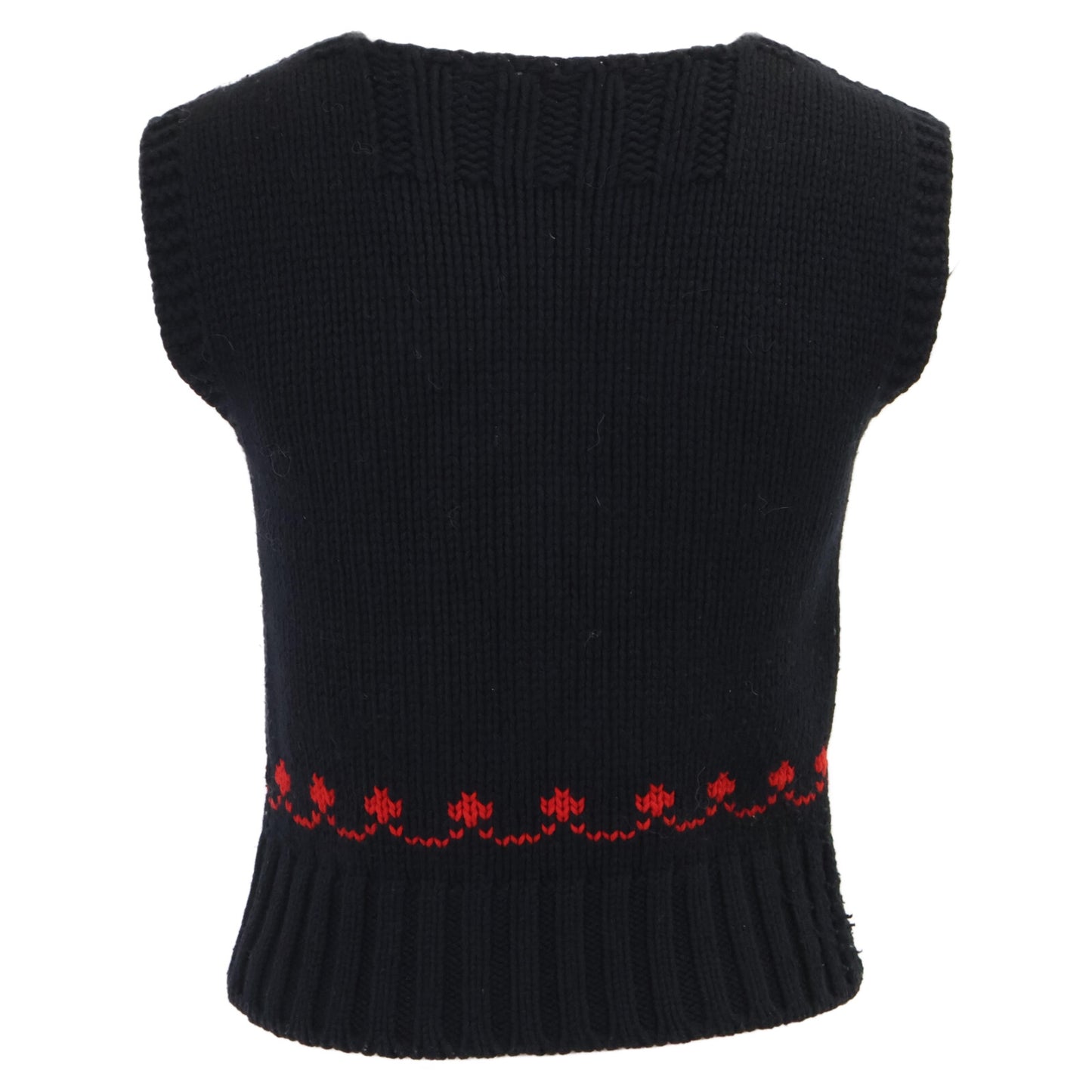 Christian Dior クリスチャンディオール 【国内正規】154T39AM110 ラビット カシミヤｘウール ニット ベスト I:38