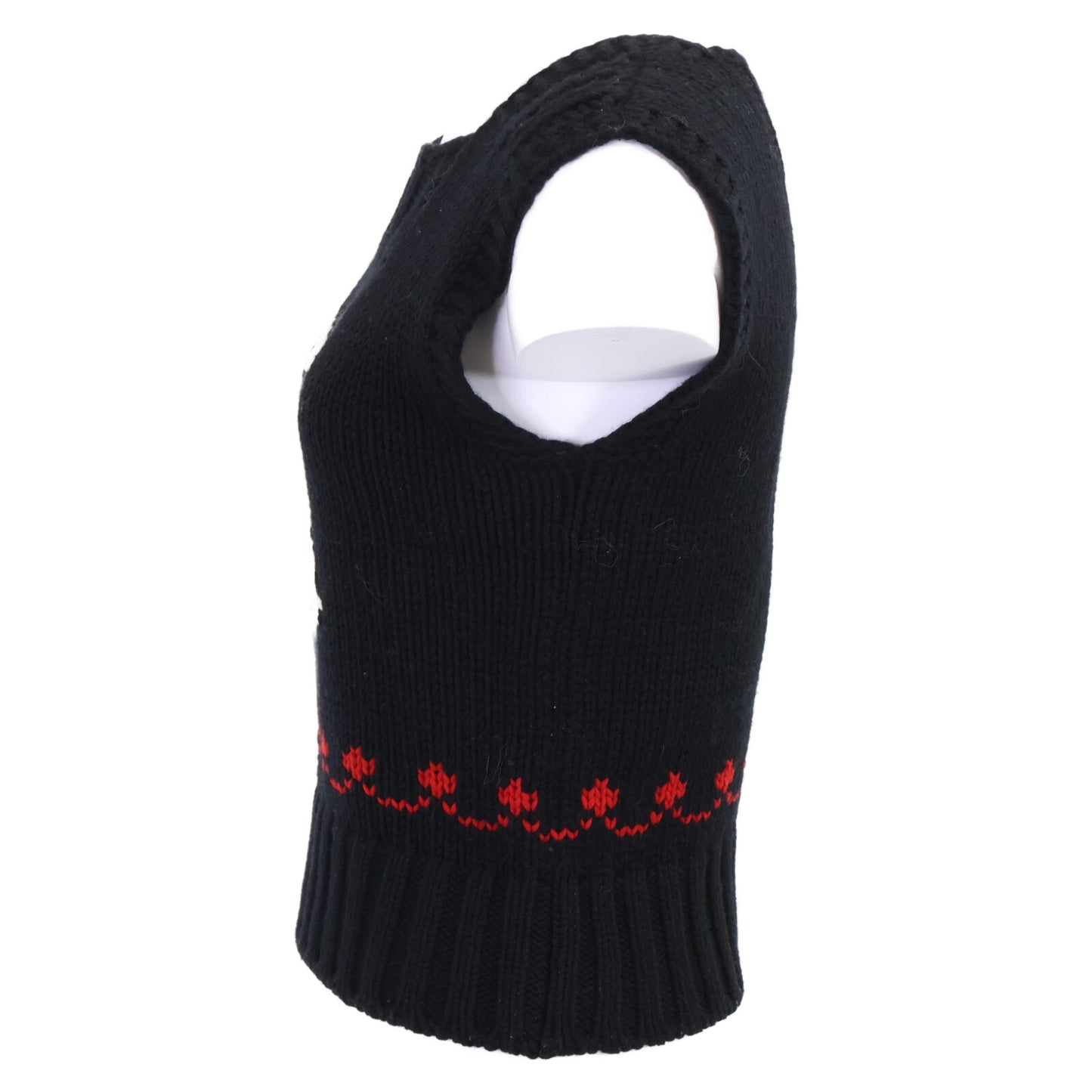 Christian Dior クリスチャンディオール 【国内正規】154T39AM110 ラビット カシミヤｘウール ニット ベスト I:38