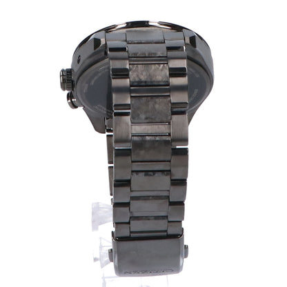 CITIZEN シチズン x HAKUTO-R 美品 CB0285-63E アテッサ ACT Line ブラックチタン エコドライブ電波 腕時計