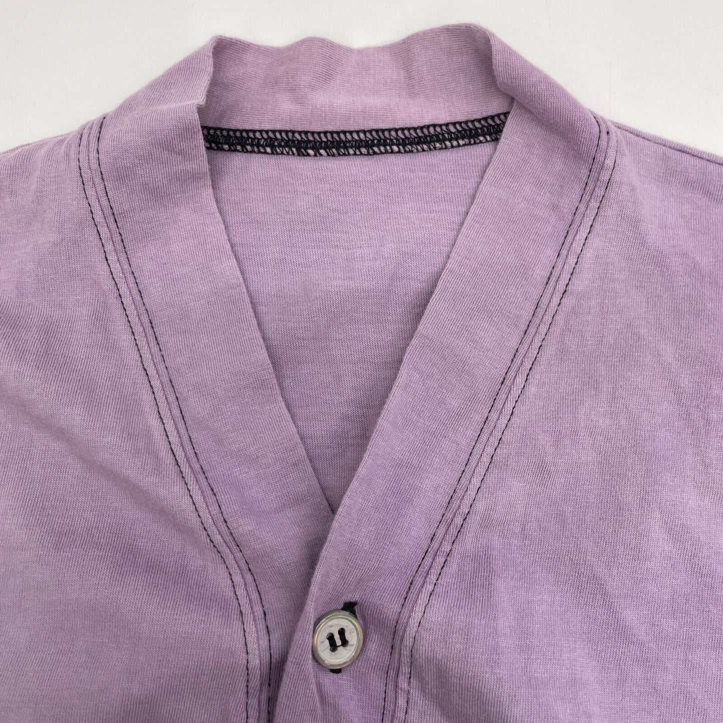 COMMEdesGARCONS コムデギャルソン 2010年 ブラック×パープル GG-T030 ロング カーディガン トップス XS