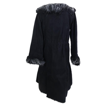 CHANEL シャネル 【国内正規】02A P20193 ファー デニム コート 36