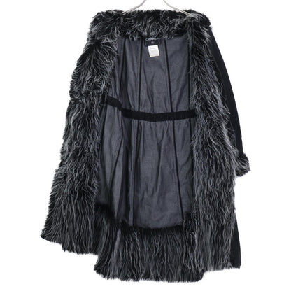 CHANEL シャネル 【国内正規】02A P20193 ファー デニム コート 36