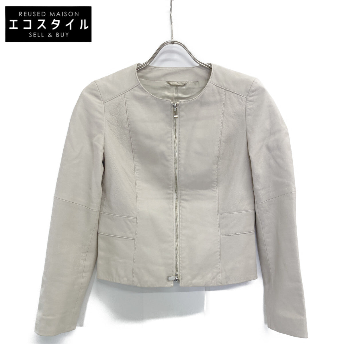 ANAYI アナイ 101617-10-040-04-360 羊革 ﾚｻﾞｰｼﾞｬｹｯﾄ ジャケット 36