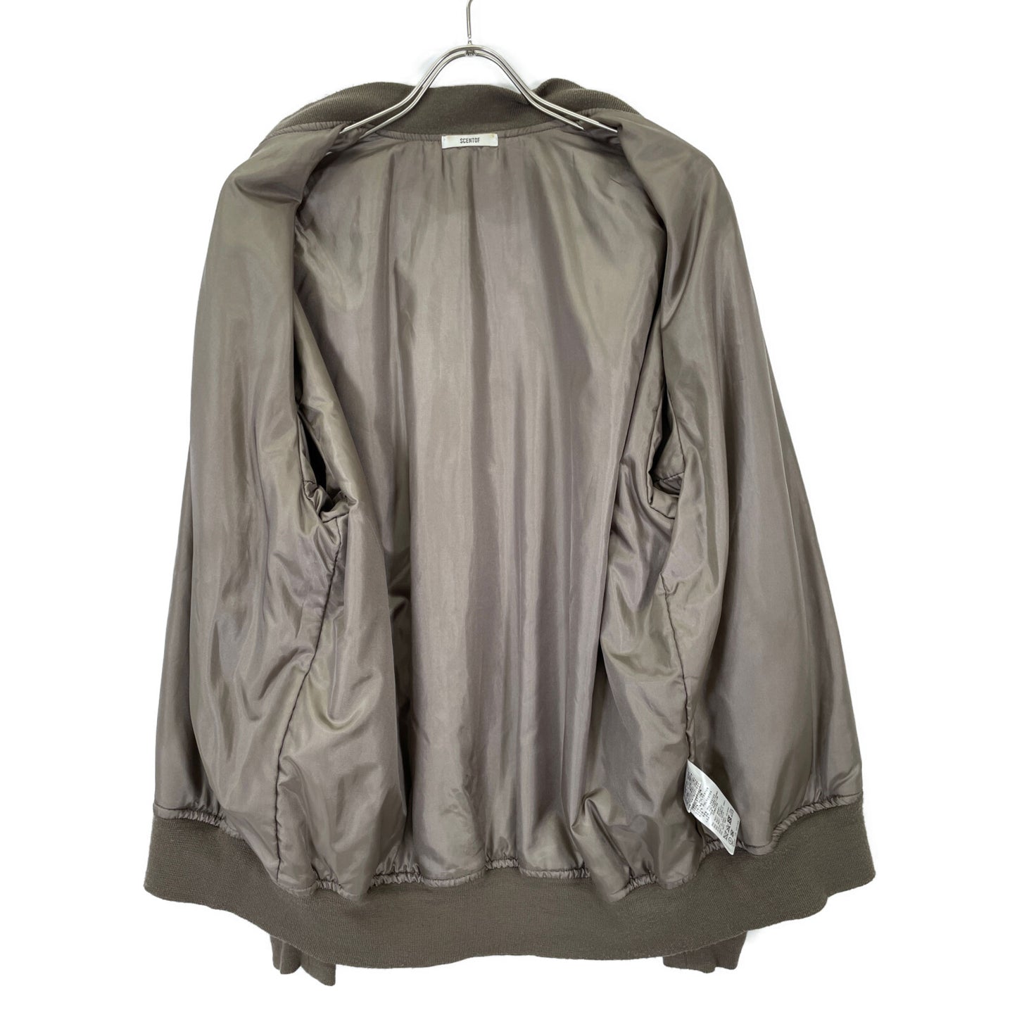 SCENTOF セントオブ 21-020-586-3040-3-0 MA-1 ﾚｰﾖﾝｺｯﾄﾝﾌﾞﾙｿﾞﾝ ジャケット 表記なし