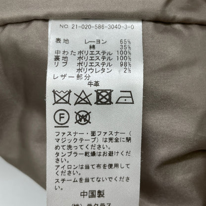 SCENTOF セントオブ 21-020-586-3040-3-0 MA-1 ﾚｰﾖﾝｺｯﾄﾝﾌﾞﾙｿﾞﾝ ジャケット 表記なし