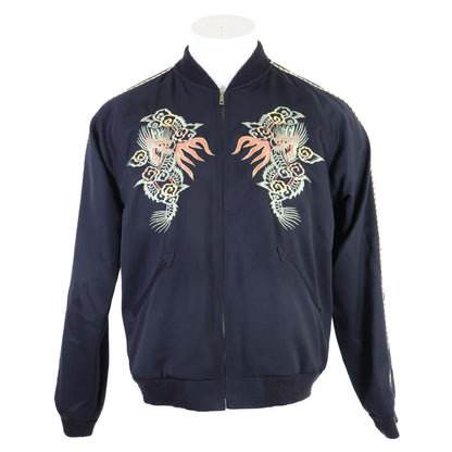 TOYO ENTERPRISE 東洋エンタープライズ TT15230 港商 YOKOSUKA DRAGON ｘ JAPAN MAP スーベニア ジャケット 中