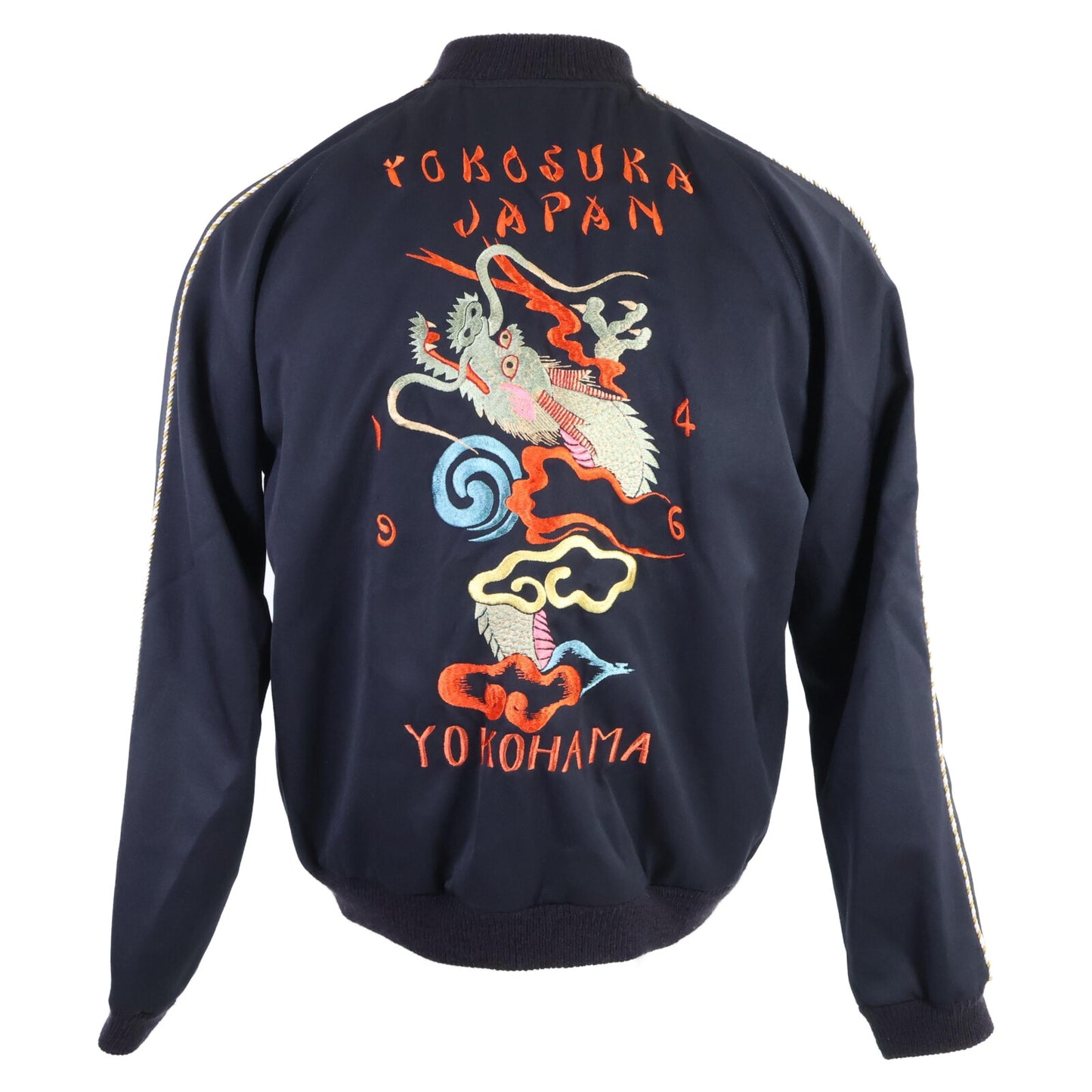 TOYO ENTERPRISE 東洋エンタープライズ TT15230 港商 YOKOSUKA DRAGON ｘ JAPAN MAP スーベニア ジャケット 中