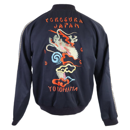 TOYO ENTERPRISE 東洋エンタープライズ TT15230 港商 YOKOSUKA DRAGON ｘ JAPAN MAP スーベニア ジャケット 中