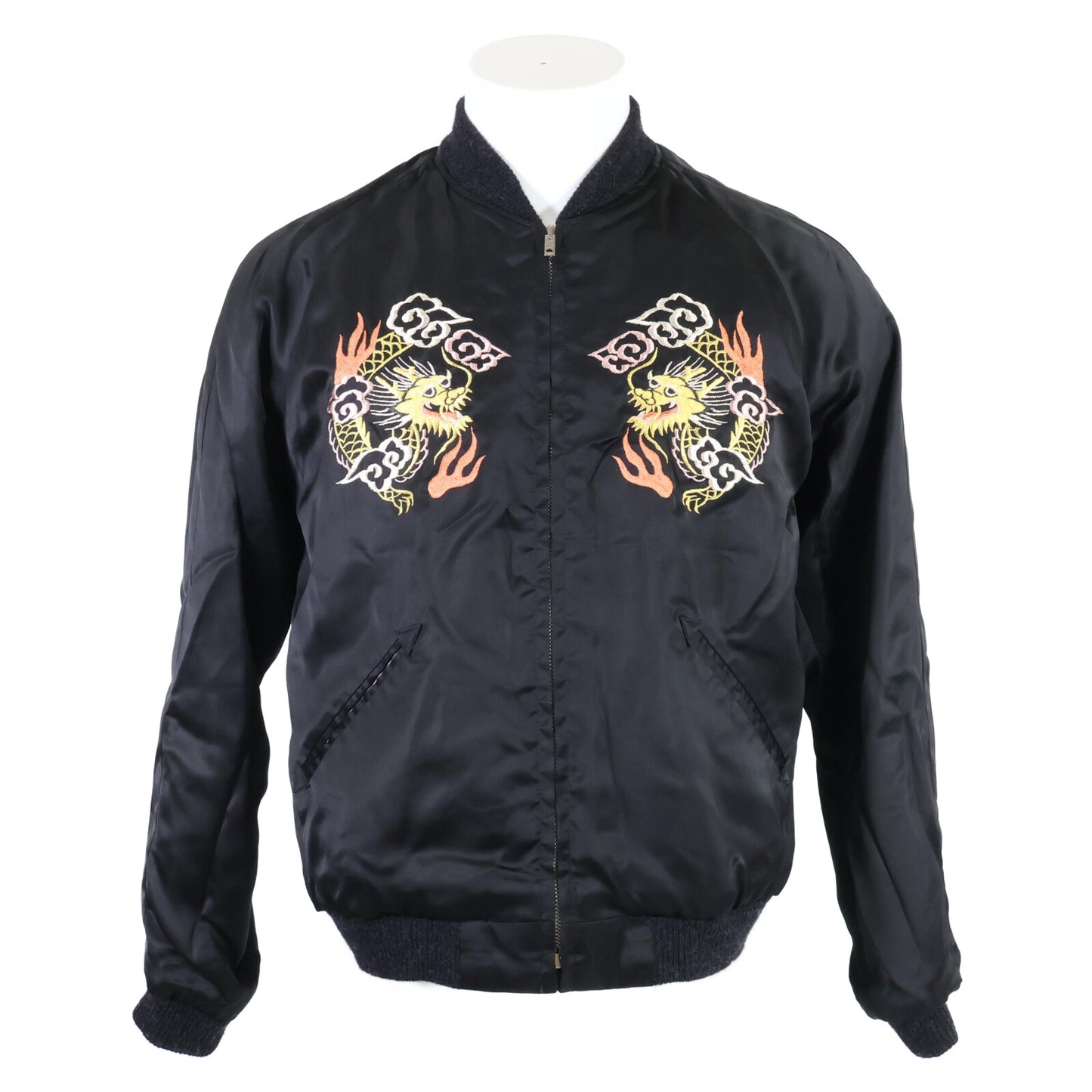 TOYO ENTERPRISE 東洋エンタープライズ TT15230 港商 YOKOSUKA DRAGON ｘ JAPAN MAP スーベニア ジャケット 中
