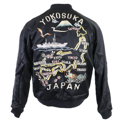TOYO ENTERPRISE 東洋エンタープライズ TT15230 港商 YOKOSUKA DRAGON ｘ JAPAN MAP スーベニア ジャケット 中