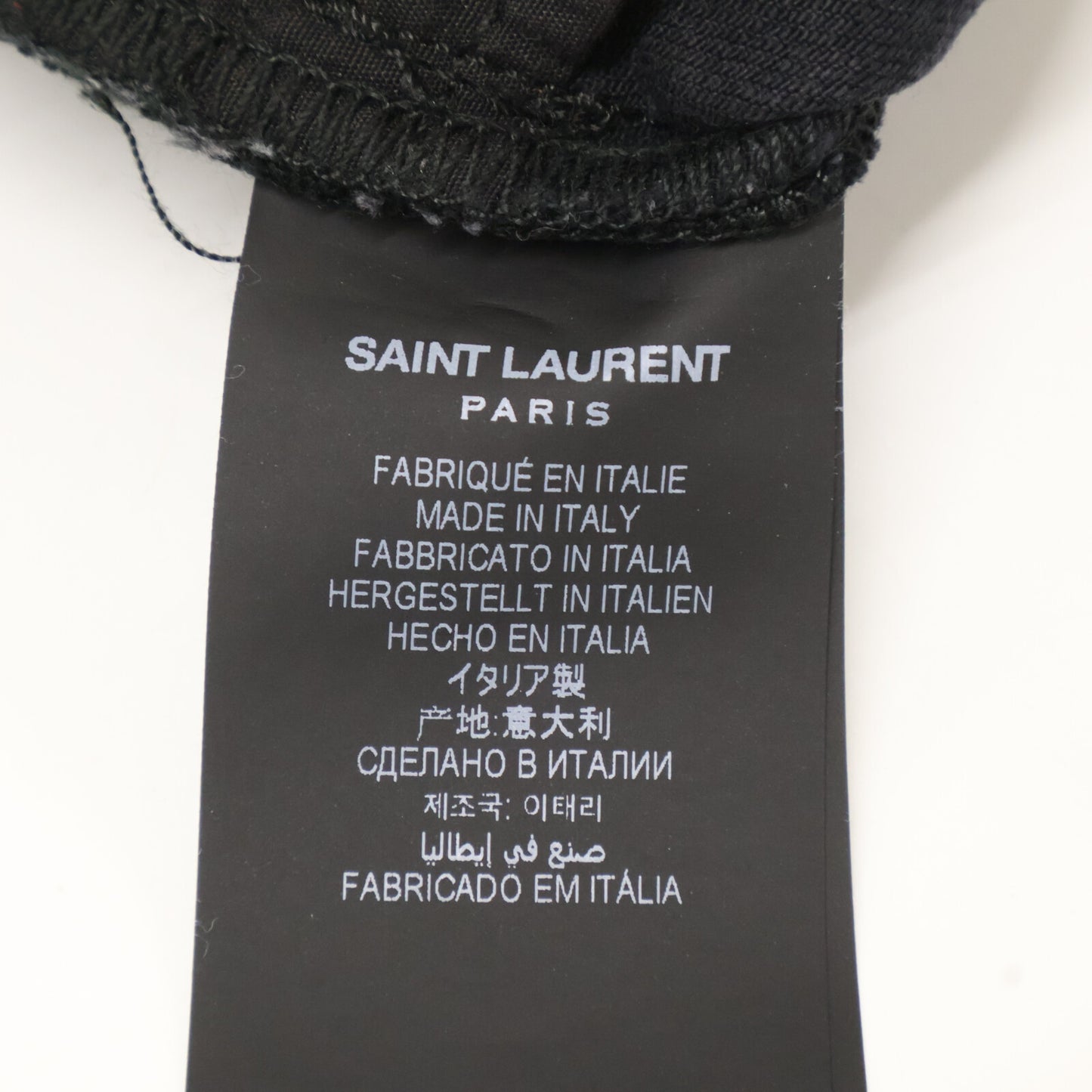 SAINT LAURENT PARIS サンローランパリ 614447 YO500 ﾃﾞﾆﾑﾊﾟﾝﾂｽｷﾆｰ ボトムス 27