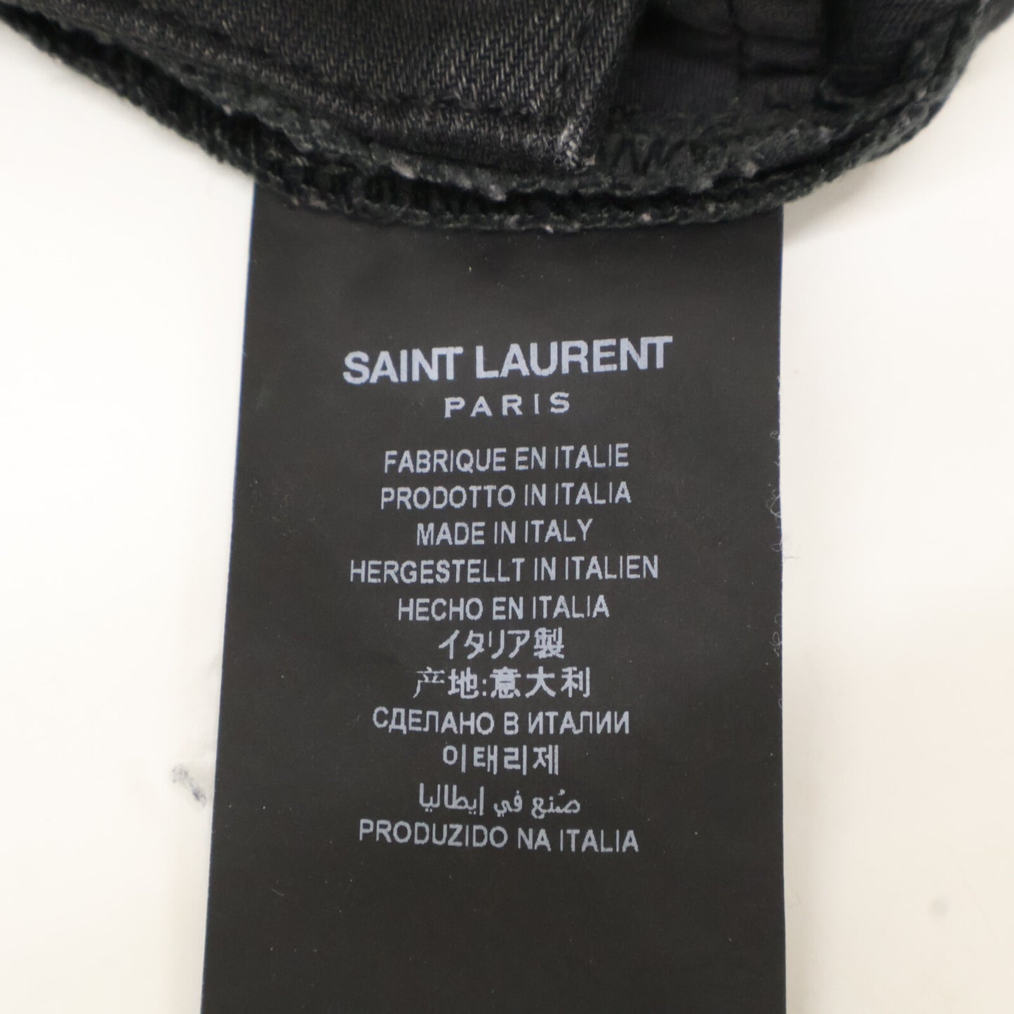 SAINT LAURENT PARIS サンローランパリ 527379 YO500 ﾃﾞﾆﾑﾊﾟﾝﾂｽｷﾆｰ ボトムス 26