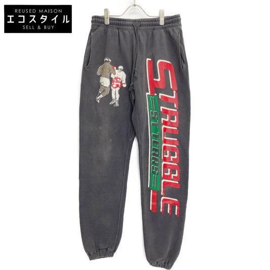 SAINT MICHAEL セントマイケル ×デニムティアーズ 24SS グレー SM-YS8-0000-C04 DT SWT PNTS STRUGGLE ボトムス S