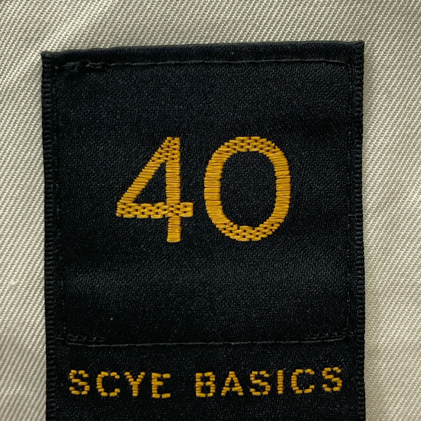 SCYEBASICS サイ ベーシックス グレー MPB-233M ハリトン ジャケット ジャケット 40