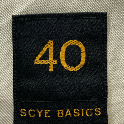 SCYEBASICS サイ ベーシックス グレー MPB-233M ハリトン ジャケット ジャケット 40