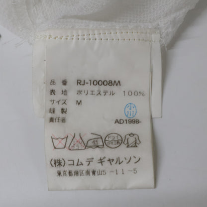 COMMEdesGARCONS コムデギャルソン ホワイト RJ-10008M ポリエステル100 シャツ トップス M