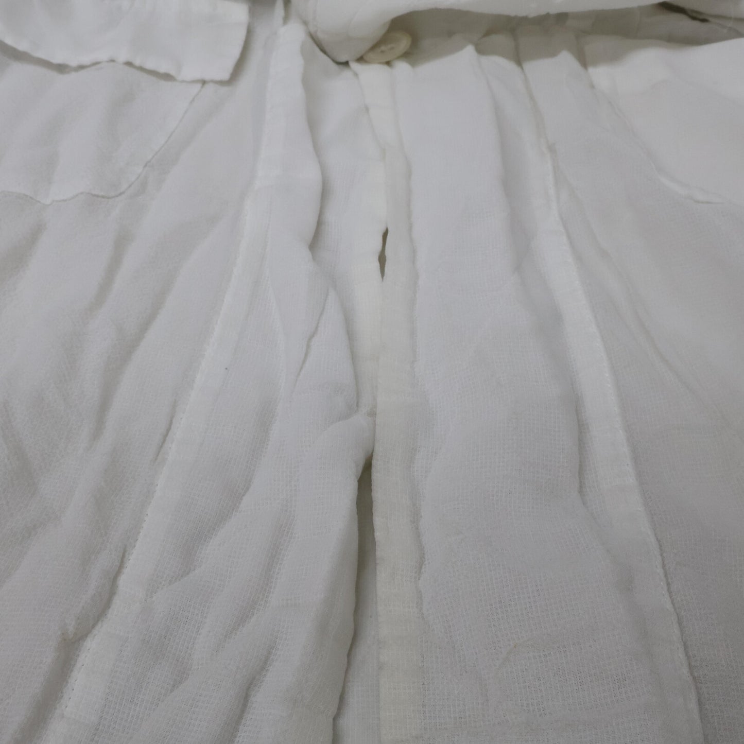 COMMEdesGARCONS コムデギャルソン ホワイト RJ-10008M ポリエステル100 シャツ トップス M