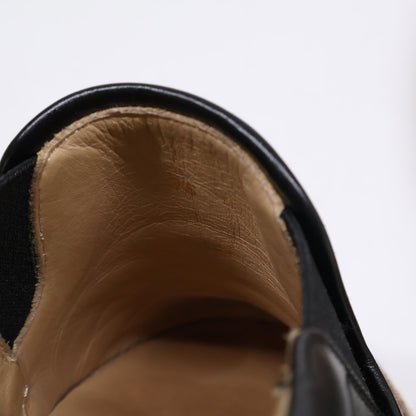 Christian Louboutin クリスチャンルブタン レオパード柄ハラコ/レザー スリッポン シューズ 35