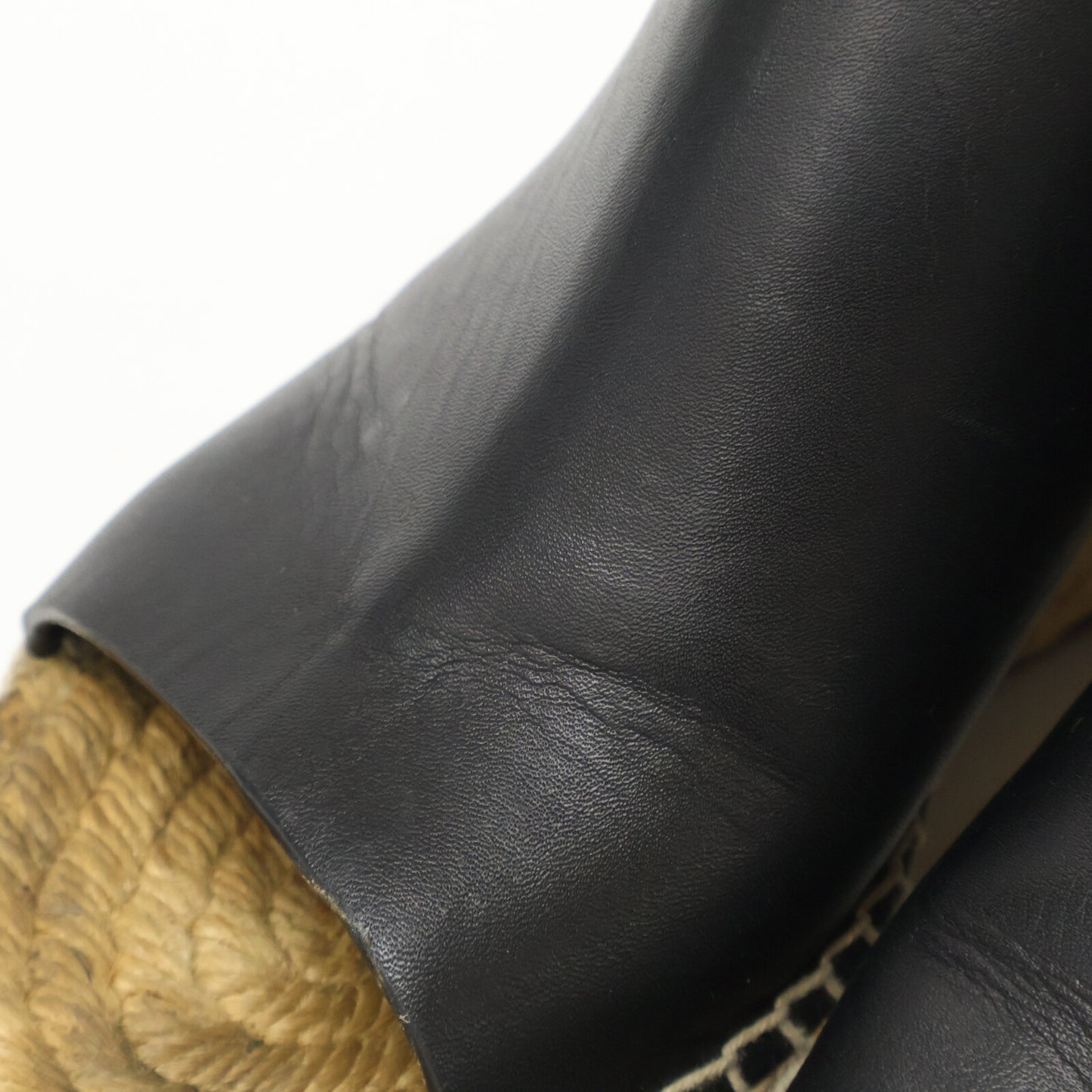 CELINE セリーヌ オープントゥ エスパドリーユ ウェッジソール サンダル シューズ 35