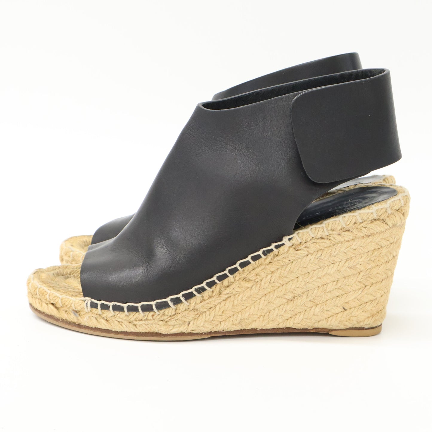 CELINE セリーヌ オープントゥ エスパドリーユ ウェッジソール サンダル シューズ 35